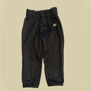 Adidas black youth small baseball/softball pants. Aeroready
